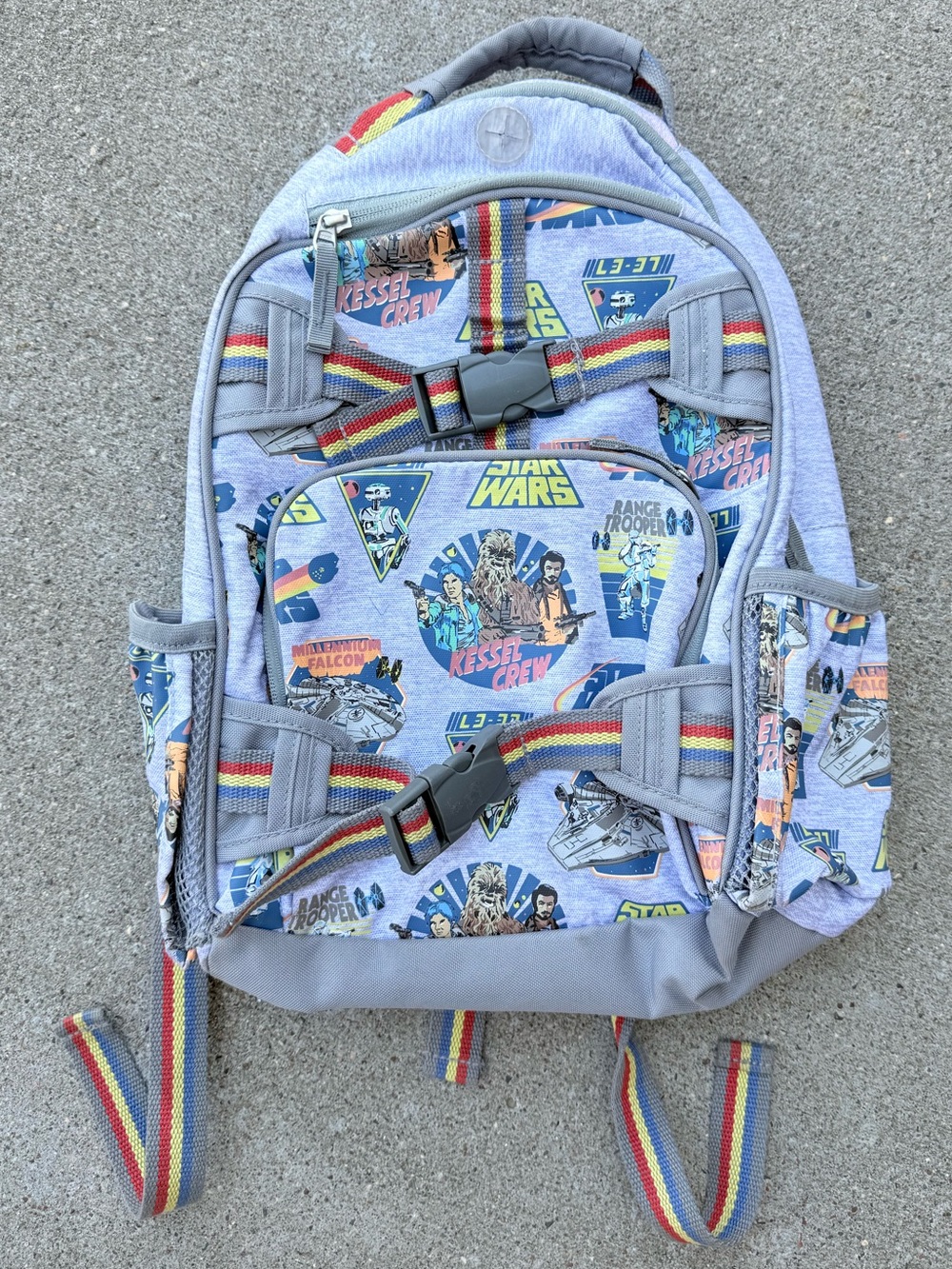 Pottery Barn Kids Star Wars Backpack Kessel Crew